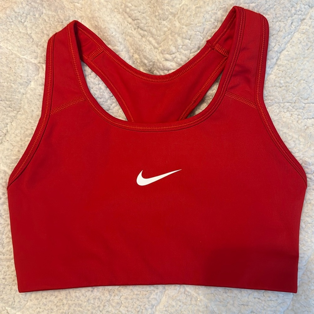 Red Nike Sports Bra